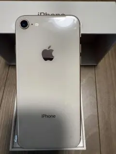 新品フィルム付きiPhone8 64GBローズゴールドアダプターイヤホンケーブル