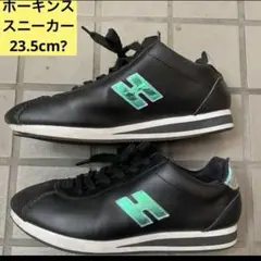 匿名発送　ホーキンス　スニーカー　レディース　23.5 23 光沢　黒