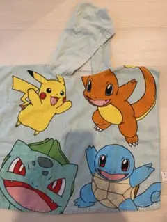 ポケモン フード付きスイムタオル 4-5歳