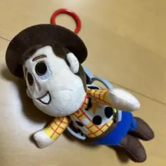 トイストーリー　ウッディ　UFOキャッチャー型ぬいぐるみキーホルダー