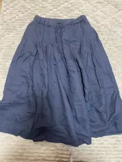 リネン100%スカート