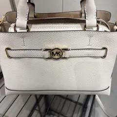 マイケルコース　 ホワイト ショルダーバッグ2way 未使用級