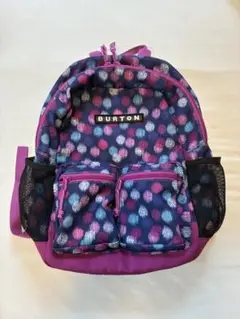 BURTON マルチカラードット柄リュック