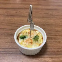 食品サンプル　メモスタンド　グラタン