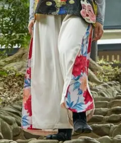 倭物やカヤ [花便り八掛パンツ] 和柄 和モダン 和服 レトロ モダン 和服