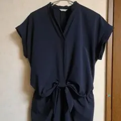 最終お値下げ【美品‼️】a.v.v　半袖ワンピース　　ウエストリボン