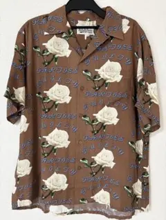 新品同様　ワコマリア　アロハシャツ　薔薇 WACKO MARIA - S 新品 ワコマリア アロハシャツ ハワイアン