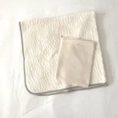 【新品未使用】アトリエ ユヌプラス　オーガニックコットン　おくるみ　ひざ掛け
