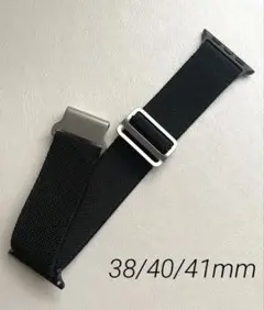 【Tefeca 】フックバックル 時計バンド ブラック (38/40/41mm）