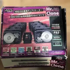 ミスタークローン3.0デュプリケーターHDD/SSD2台同時接続外付けアダプター