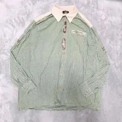 ラッドミュージシャン 19SS パジャマシャツ 花柄 ブラック 44 古着