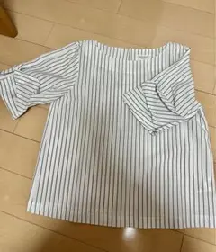 OPAQUE CLIP ストライプ 半袖トップス