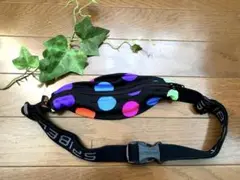 美品！一度のみ使用！可愛いSPIbelt ドット柄 ウエストポーチ