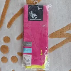 ナイキNike UVカット アームカバー ピンク/イエロー　未使用