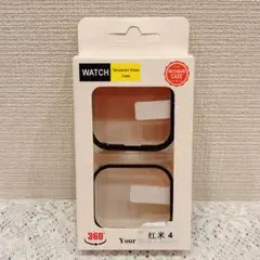 Redmi Watch 4 ケース 保護カバー ガラスフィルム 一体型 2個
