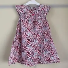 キッズ　花柄ノースリーブワンピース120