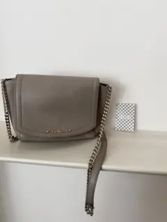 FURLA グレー ショルダーバッグ