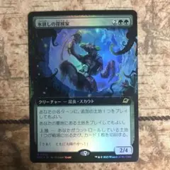 MTG 氷耕しの探検家　拡張アート　foil