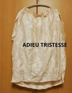 ADIEU TRISTESSE キャミ付きシアージャガードノースリーブPO
