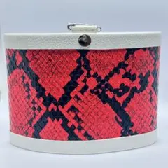 ヘビ柄腕章子供（白色）