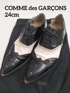 24cm ウイングチップ レースシューズ COMME des GARÇONS