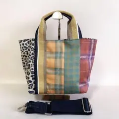 イアパピヨ sampo×ear レオチェックトートSサイズ