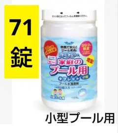 71錠　ジアラスター　除菌剤　小型　プール水 除菌　ハイクロン　プール　④