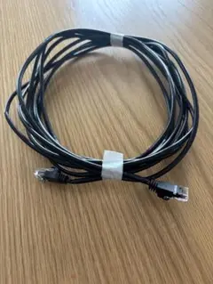③ELECOM LANケーブル 黒　約510㎝