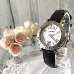 【動作OK】TIFFANYu0026Co ティファニー アトラス 腕時計 ハート