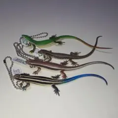 ネイチャーテクニカラートカゲとヤモリ、ボールチェーン