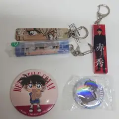 コナン スティックキーホルダー 缶バッジ 赤井秀一 安室透 江戸川コナン