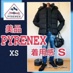 【ピレネックス】✤ BELFORTメンズ ダウン 黒 XS タグ有り 美品‼️