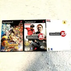 PS2 ワンピース グランドバトル！ & Winning Eleven 10