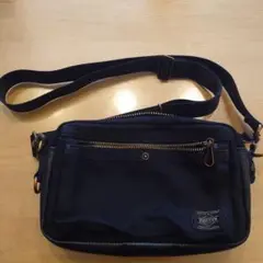 PORTER ブラック ショルダーバッグ 破れあり