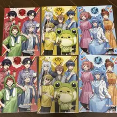 カラフルピーチ　極楽湯　ポストカード　全種類セット