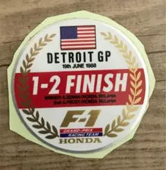 ホンダレーシングF1非売品ステッカー未使用レア当時物1988年3点セット当時物 希少】ホンダF1 1988コンストラクターズ 優勝ステッカー