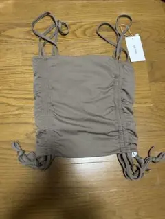 ブラウンセパレート水着（ストラップ付き）