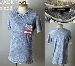 ★国内正規品★JACKROSE ジャックローズ ポケット デニム Tシャツ 3