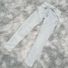本日限定価格 H＆M✨エイチアンドエム スキニー【XL(LL)】ライトブルー