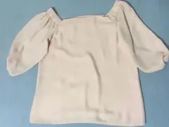 drwcysオフショルダー スクエアネック　シフォン
