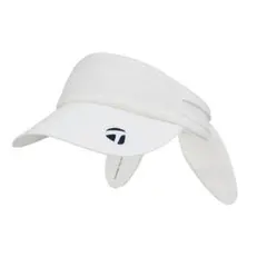 新品　限定　TM×UA リボンバイザー　ホワイト　白　レディース　テーラーメイド
