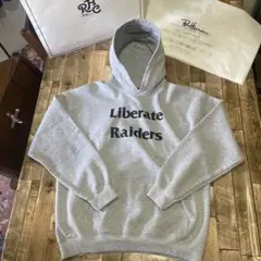 【レア！Wネーム】RHC × Liberaiders 別注フーディ グレー L