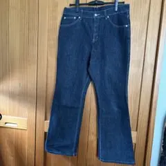 【美品】ビースリー ダークデニム ブーツカットデニム B-three