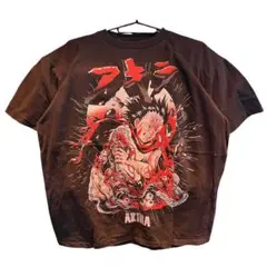 古着　アキラTシャツ　黒　アニメ　アキラ　AKIRA bootleg