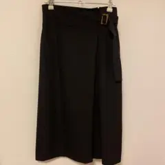 INDIVI ブラックスカート ほぼ新品です