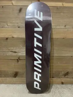 未使用 primitive 8.125 スケボー シンプル 赤 紫 板 デッキ
