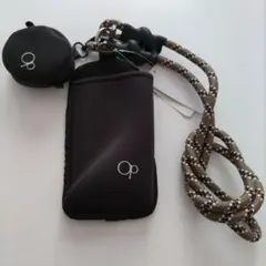 カッコいいショルダー　スマホ・小銭入れ　ブラック