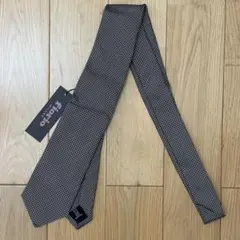 新品 Fiorio フィオリオ ネクタイ イタリア製 シルク100% 格子柄