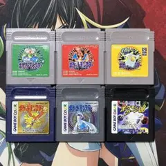 ゲームボーイ ポケットモンスター 6本セット ポケモン