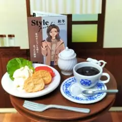 コーヒー&ランチプレート リーメント ミニチュア